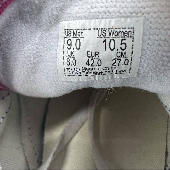 VANS Off The Wall Gray Suede Toe Box Low Lace Up Skate Sneaker Men’s 9 - Picture 9 of 9